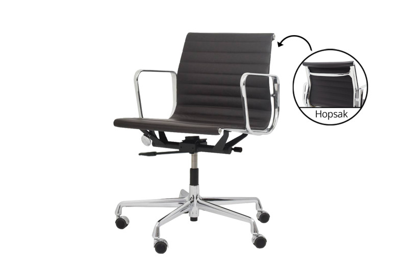 Vitra EA 117 Leder / Dunkelgrau