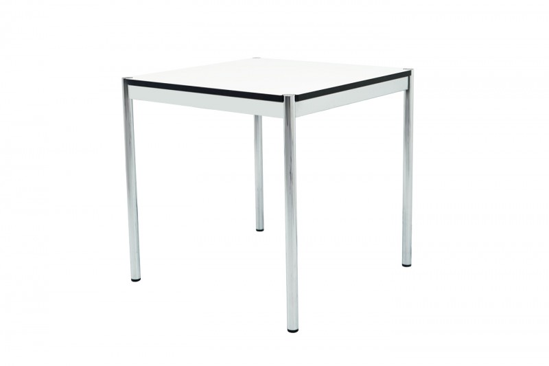 USM Haller Conference Table Synthetic Resin / White 75 x 75 cm