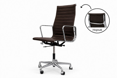 Vitra EA 119 Leder / Dunkelbraun