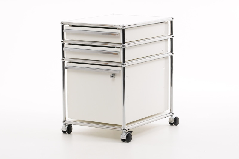 USM Haller Roller Container Pure White RAL 9010