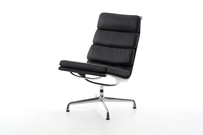 Herman Miller by Vitra EA 215 Leder / Schwarz