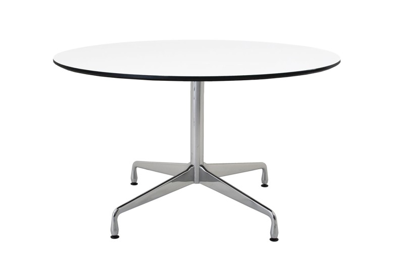 Vitra Conference Table Synthetic Resin / White / Ø 130 cm