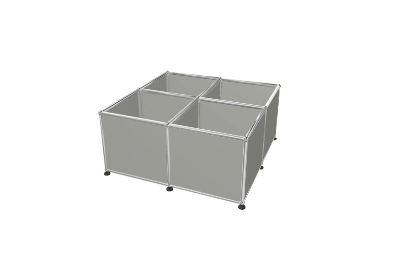 USM Haller 4er Blumenkasten / 70 x 70 cm