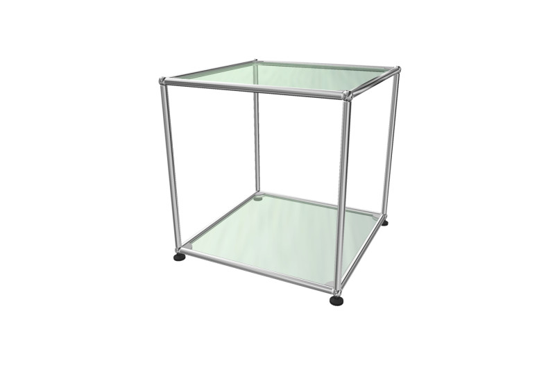 USM Haller Side Table Glass 50 x 50 cm