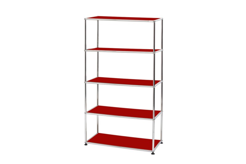 USM Haller Bibliotèque Rouge Rubis USM