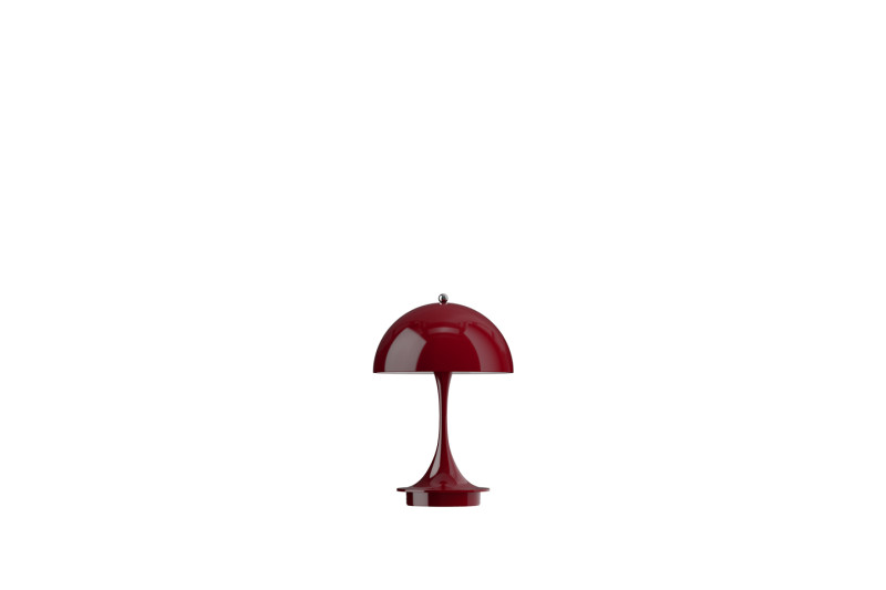 Louis Poulsen Panthella 160 Portable V3 (In- & Outdoor) Tischlampe / Burgundy
