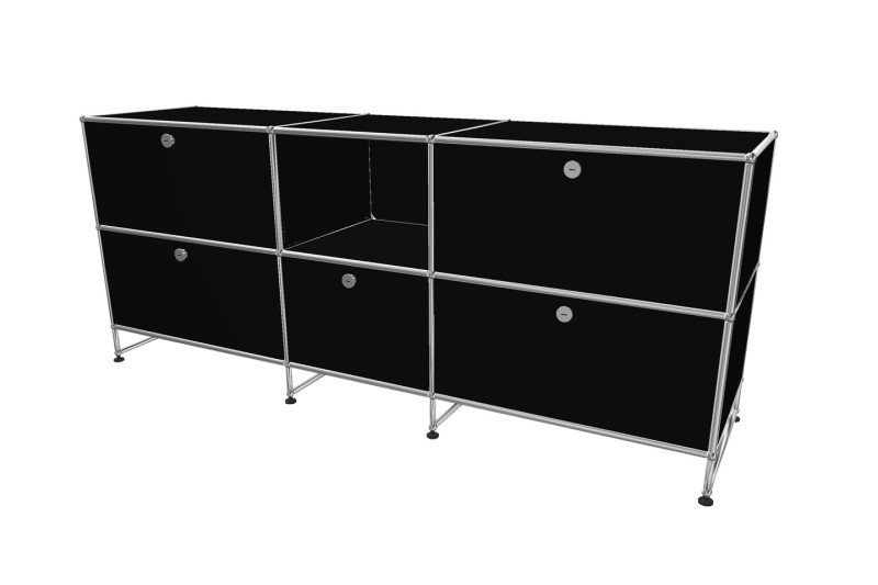 USM Haller Sideboard Graphit Black RAL 9011