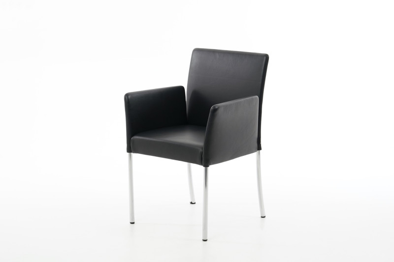 Walter Knoll Jason 1410 Stuhl Leder / Schwarz