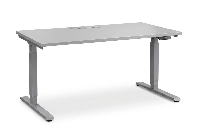 Haworth® Schreibtisch elektr. höhenverstellbar 180×90 cm / weiß
