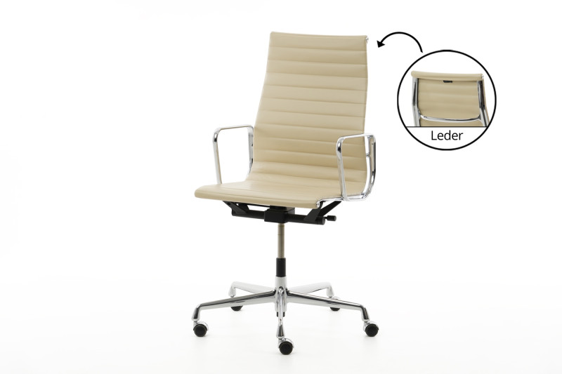 Vitra EA 119 Leder / Beige