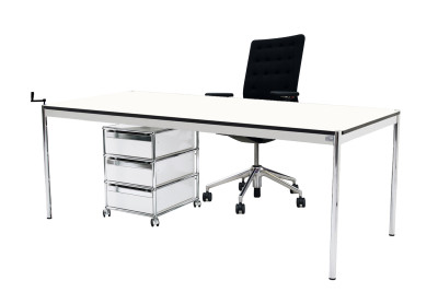 USM Haller + Vitra Arbeitsplatz *konfigurierbar* 200 x 100 cm höhenverstellbar