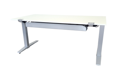 TALO.S elektr. höhenverstellbar / Weiß 160 x 80cm