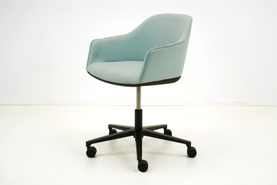 Vitra Softshell Chair Stoff / Hellblau