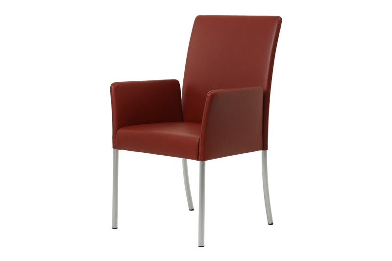 Walter Knoll Jason 1420 Stuhl Leder / Rot