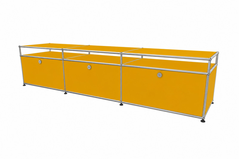 USM Haller TV-Board / Lowboard mit Aufsatz Tiefe 50 cm