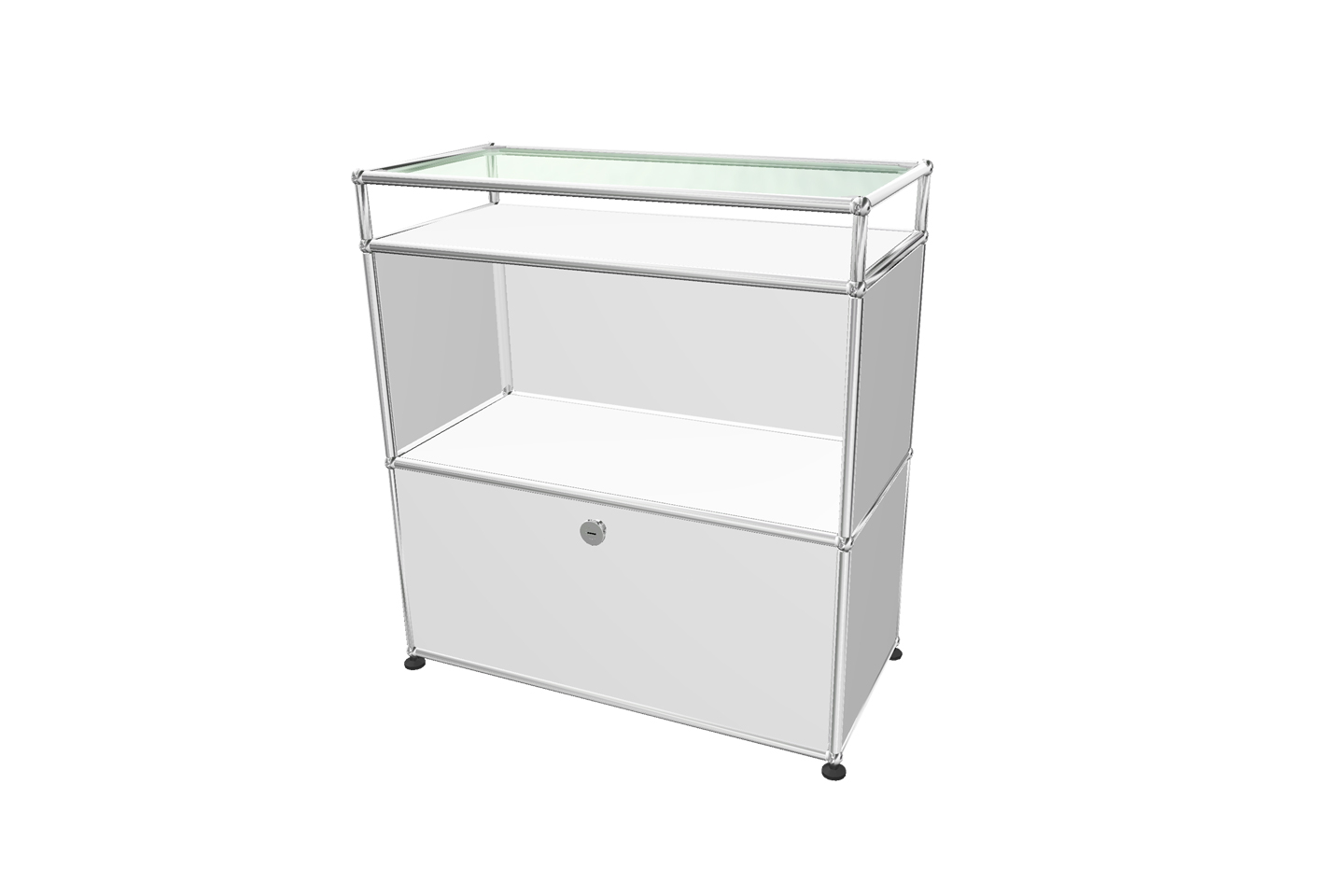 USM Haller Sideboard mit Glastablar
