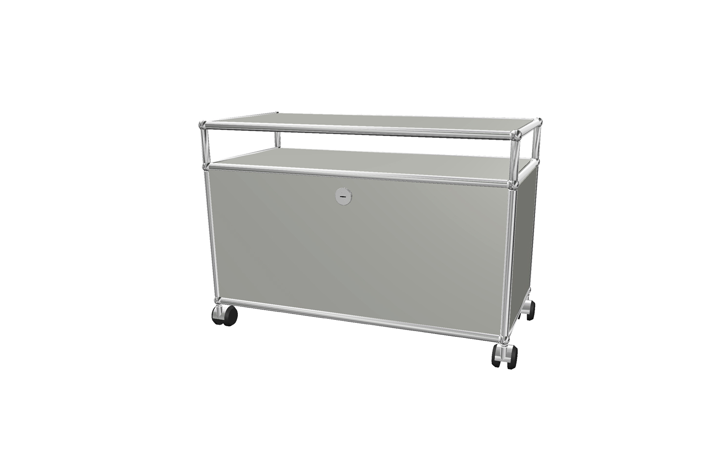 USM Haller TV-Board / Lowboard mit Aufsatz