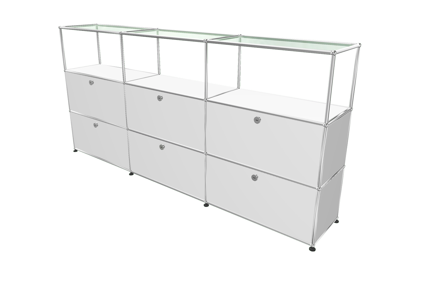 USM Haller Sideboard mit Glastablaren