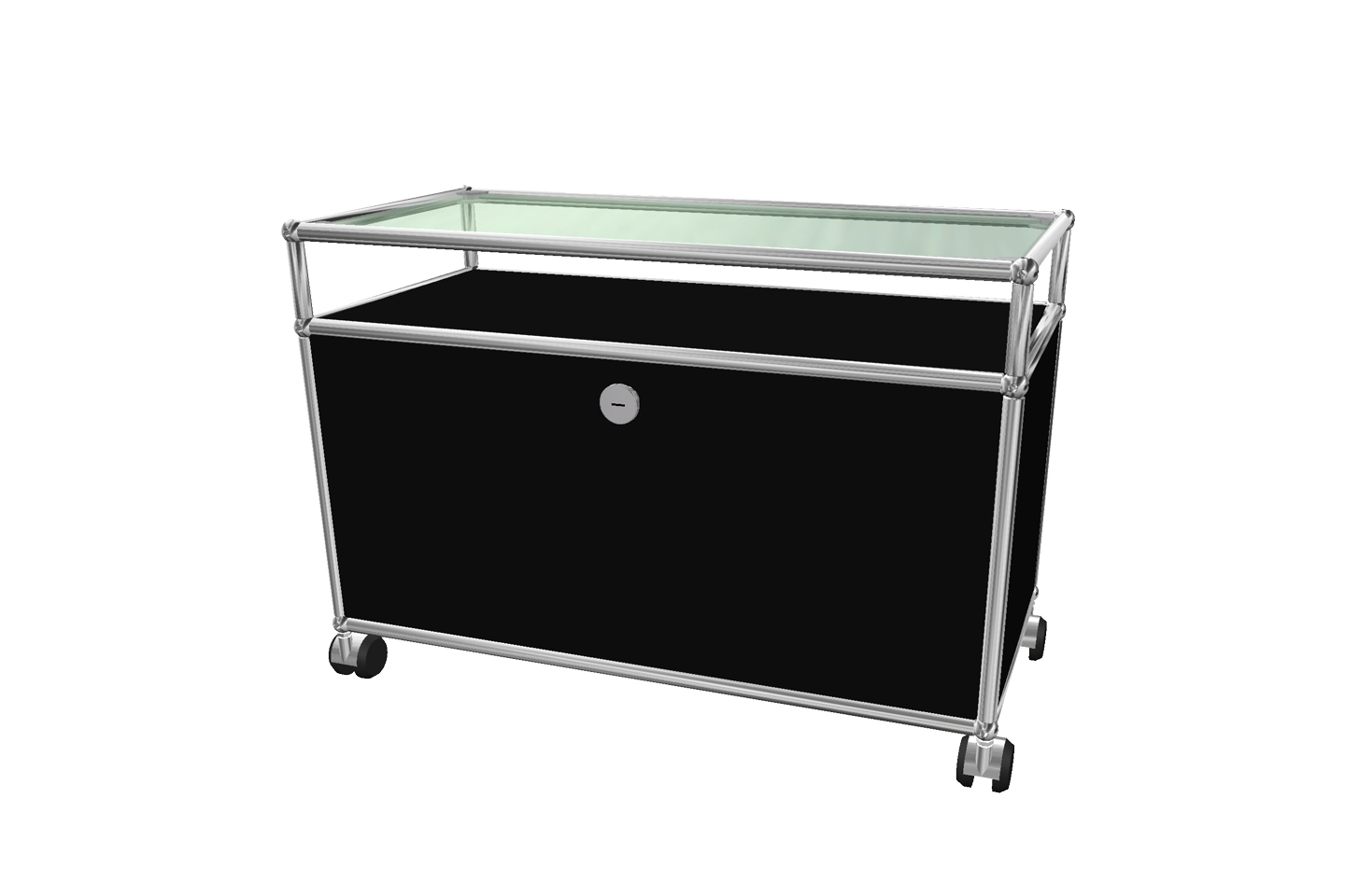 USM Haller TV-Board / Lowboard mit Glastablar