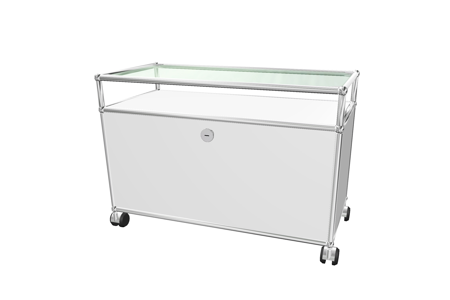 USM Haller TV-Board / Lowboard mit Glastablar