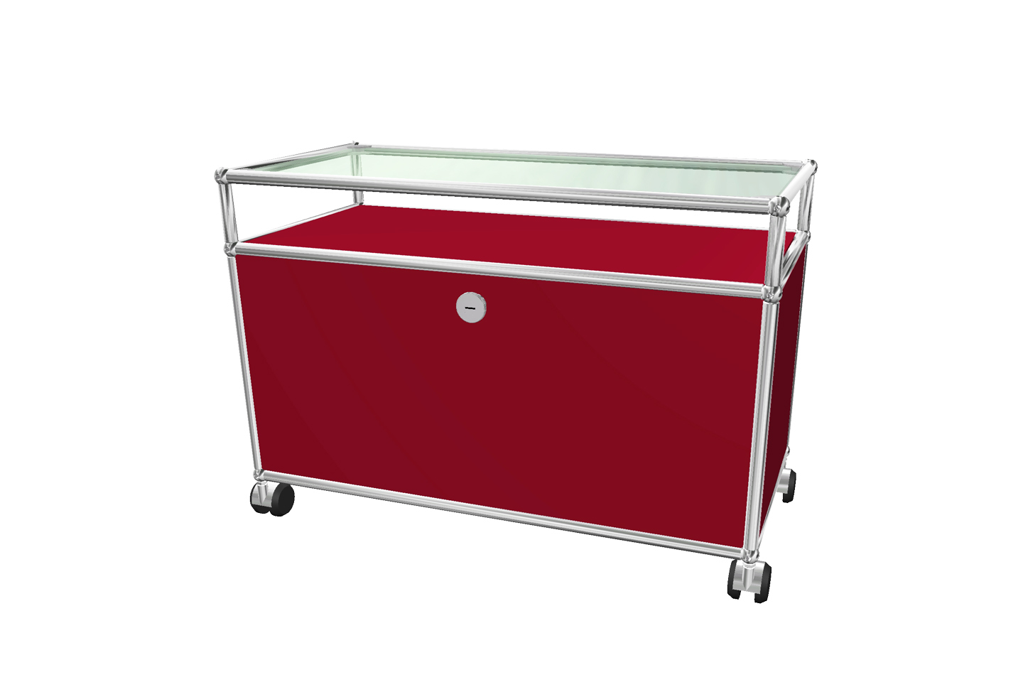 USM Haller TV-Board / Lowboard mit Glastablar