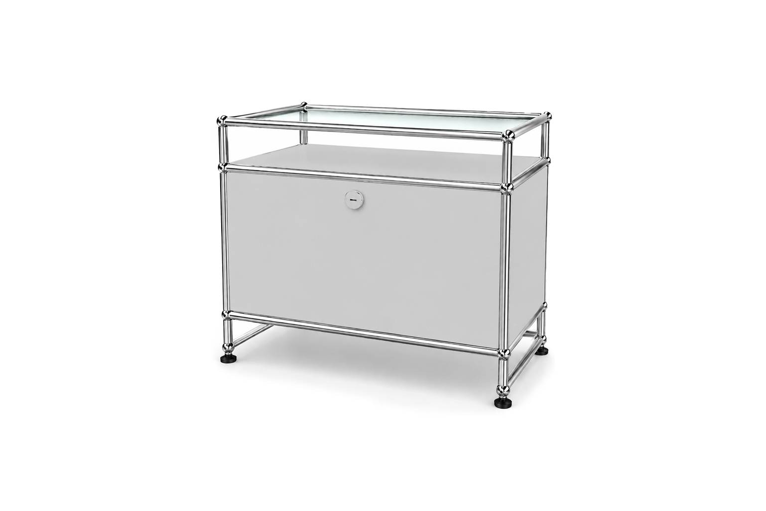 USM Haller TV-Board / Lowboard mit Glastablar