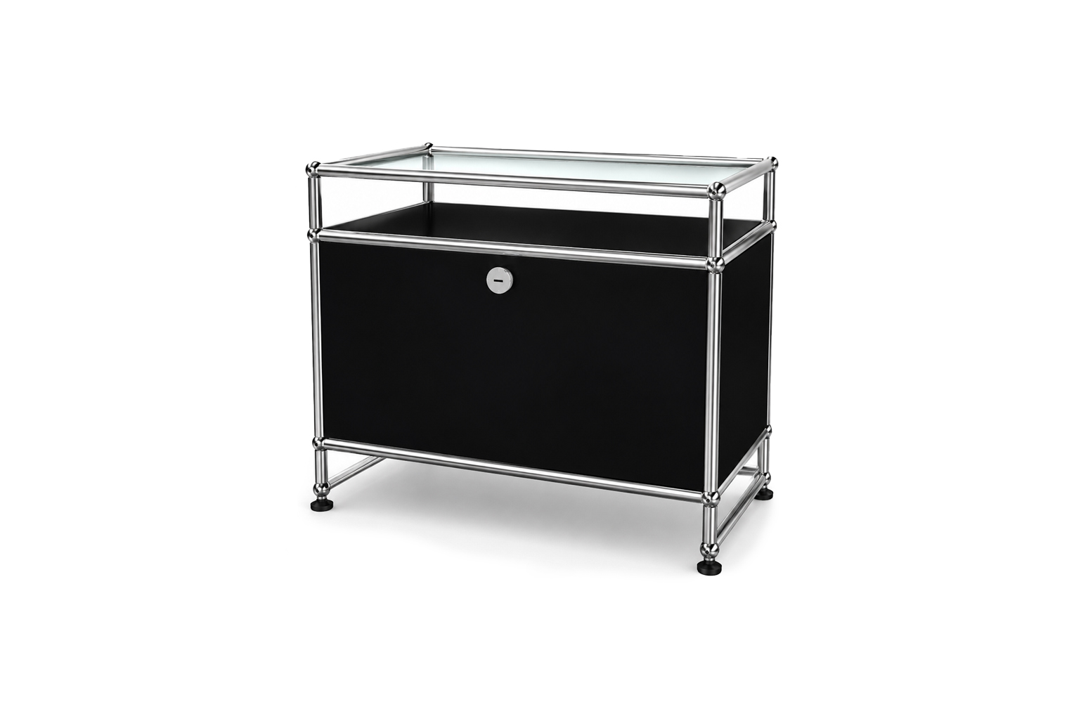 USM Haller TV-Board / Lowboard mit Glastablar