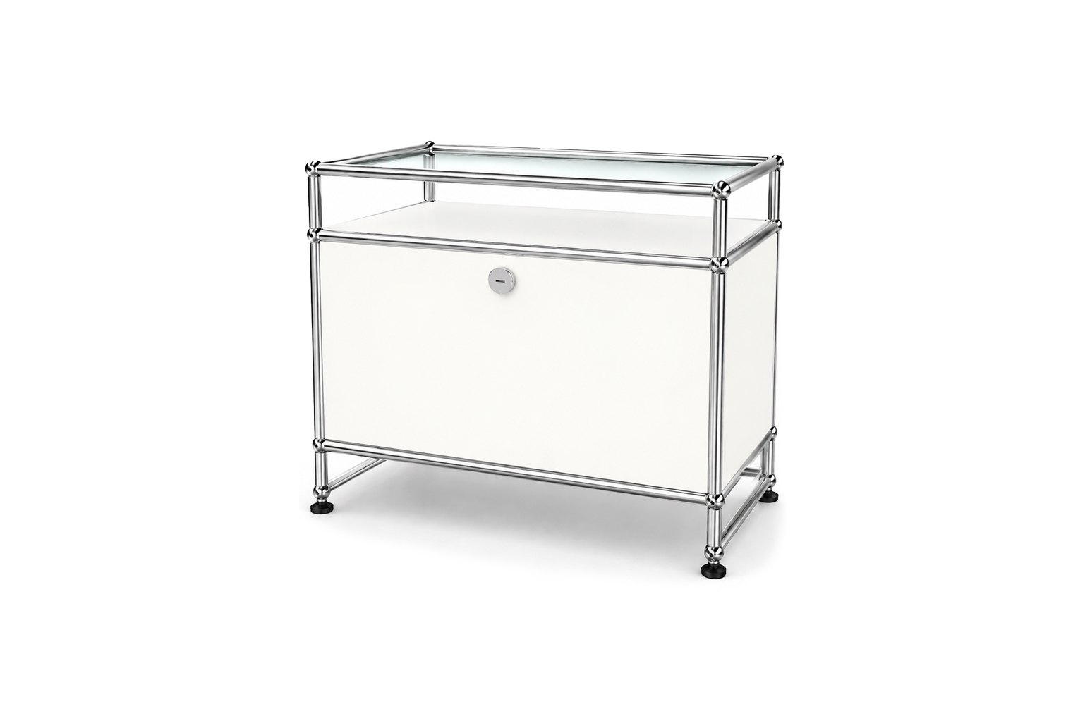 USM Haller TV-Board / Lowboard mit Glastablar