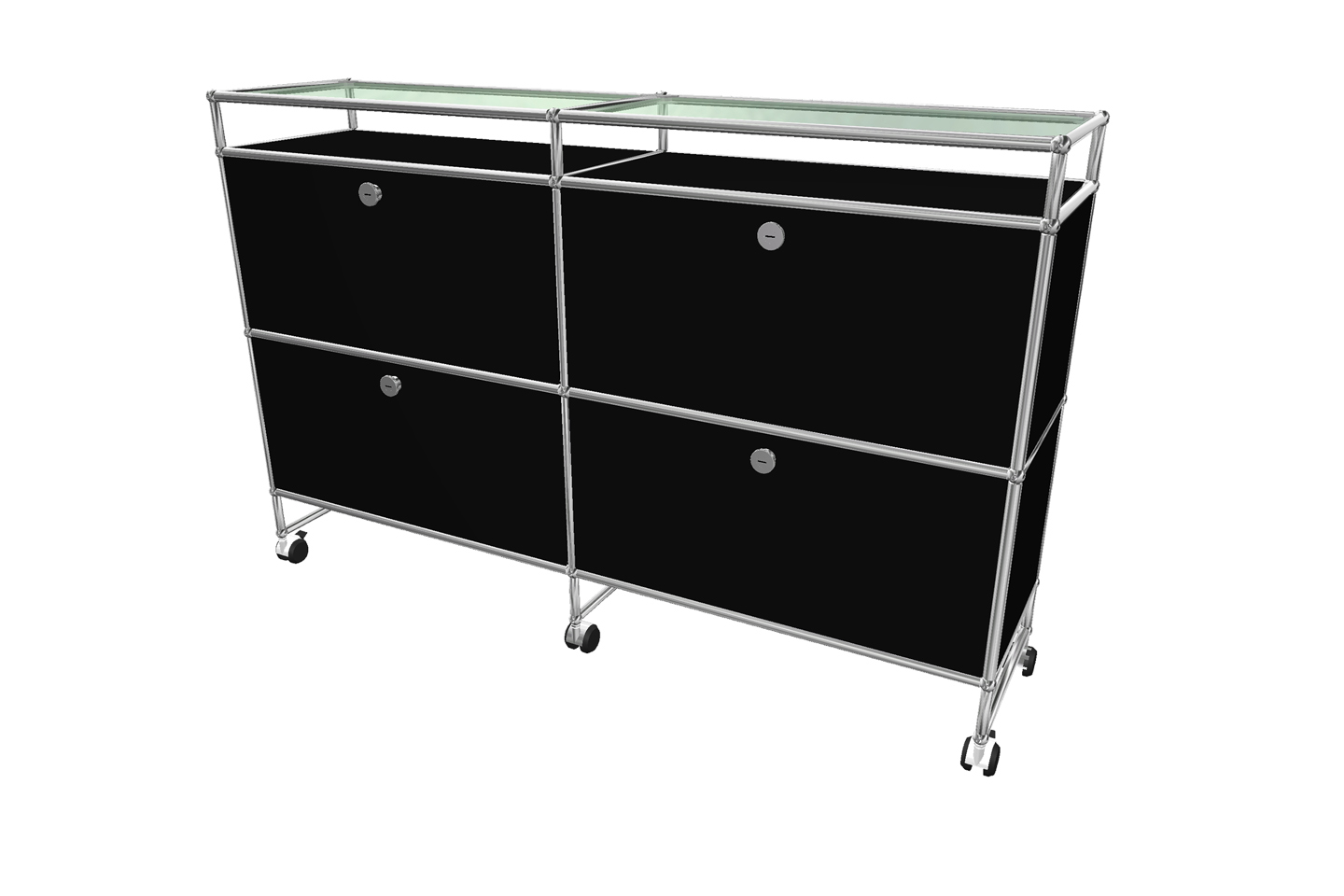 USM Haller Sideboard mit Glastablaren