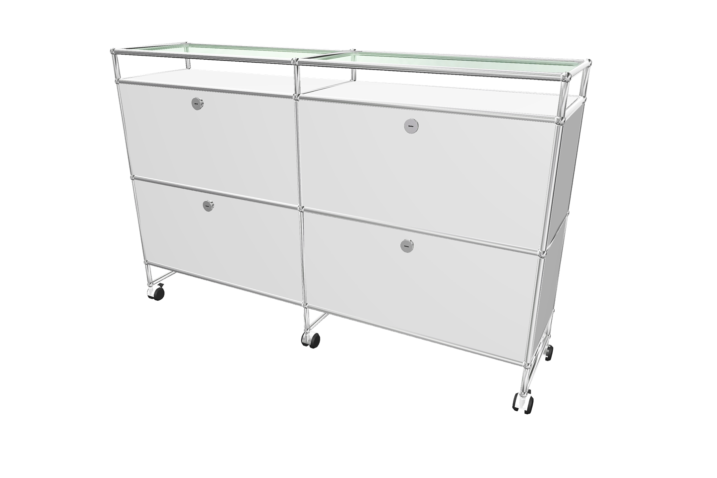 USM Haller Sideboard mit Glastablaren