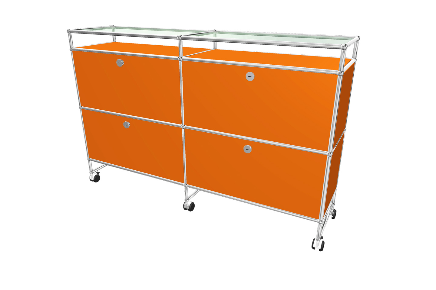 USM Haller Sideboard mit Glastablaren