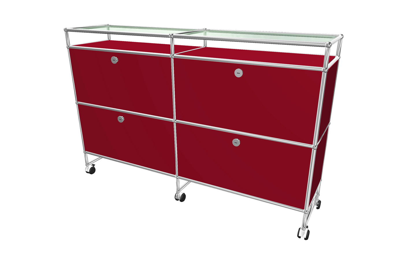 USM Haller Sideboard mit Glastablaren