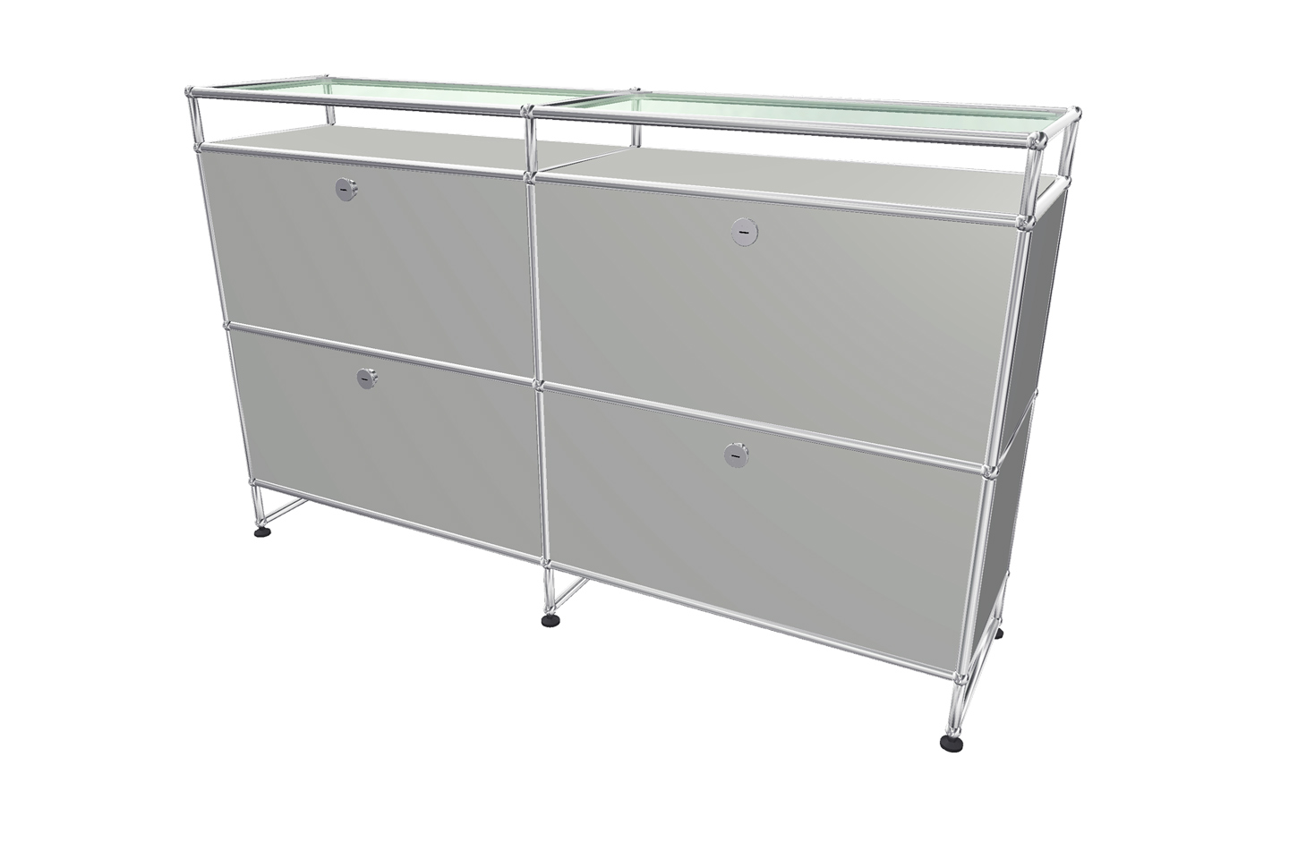 USM Haller Sideboard mit Glastablaren