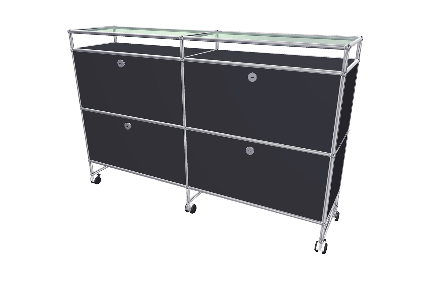 USM Haller Sideboard mit Glastablaren