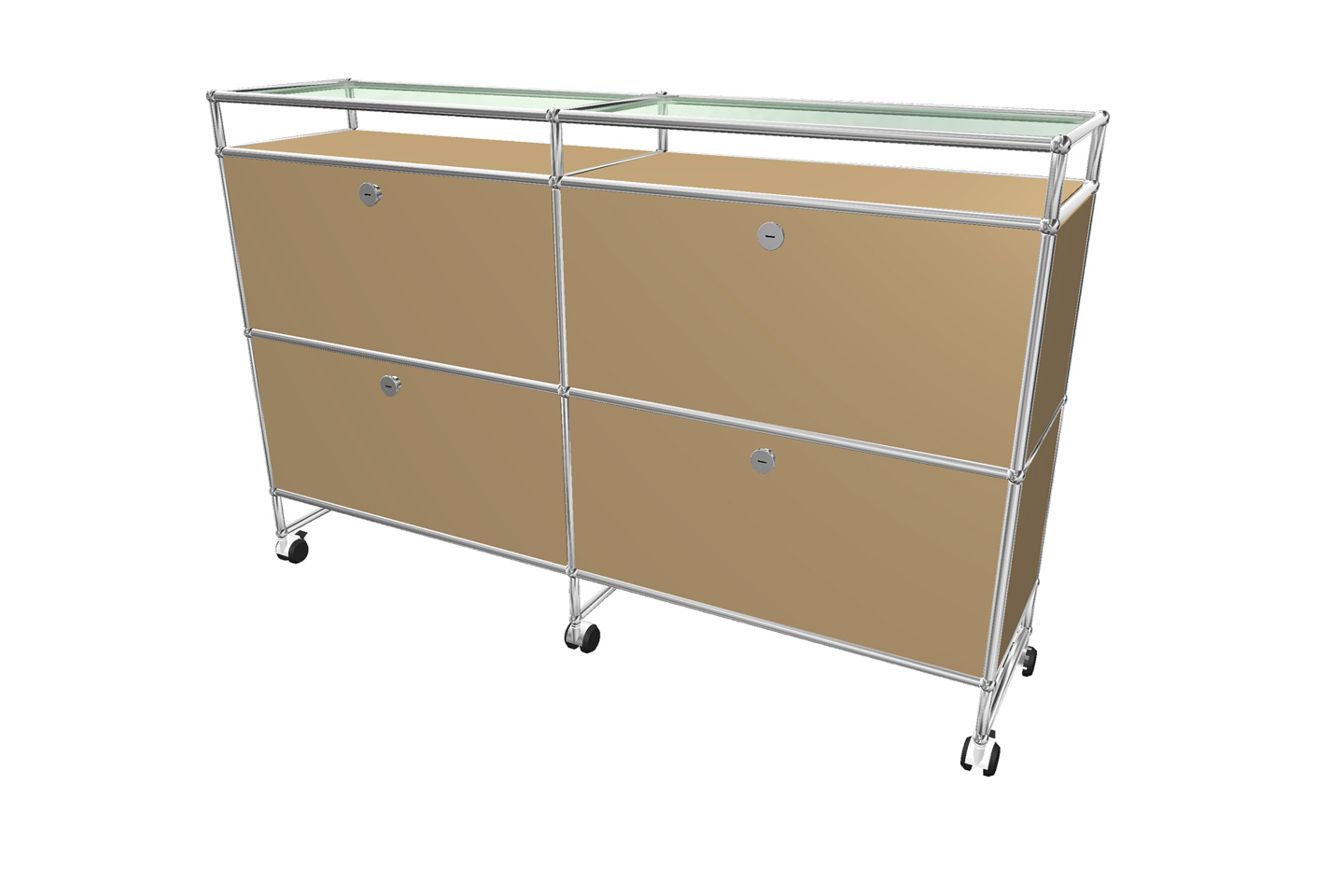 USM Haller Sideboard mit Glastablaren