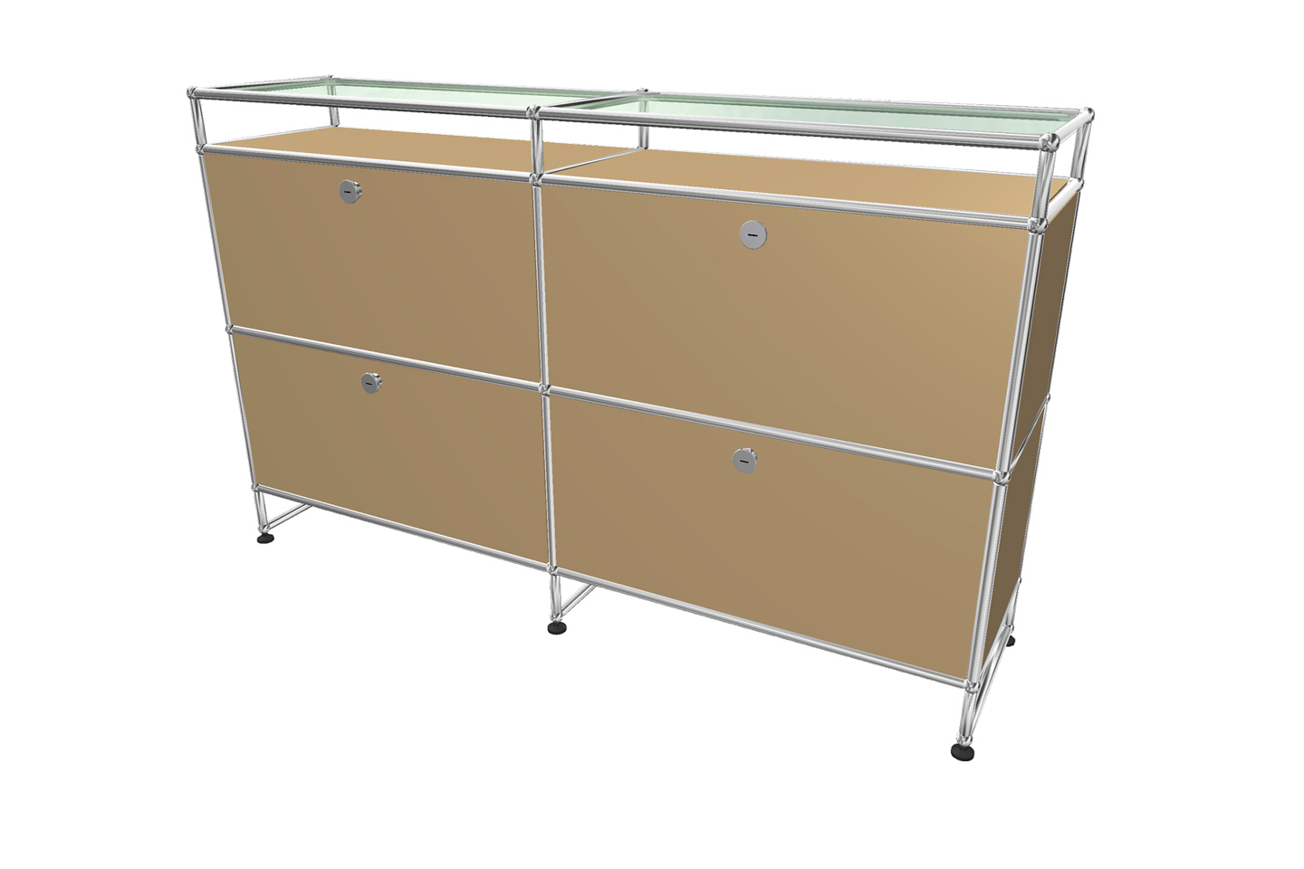 USM Haller Sideboard mit Glastablaren