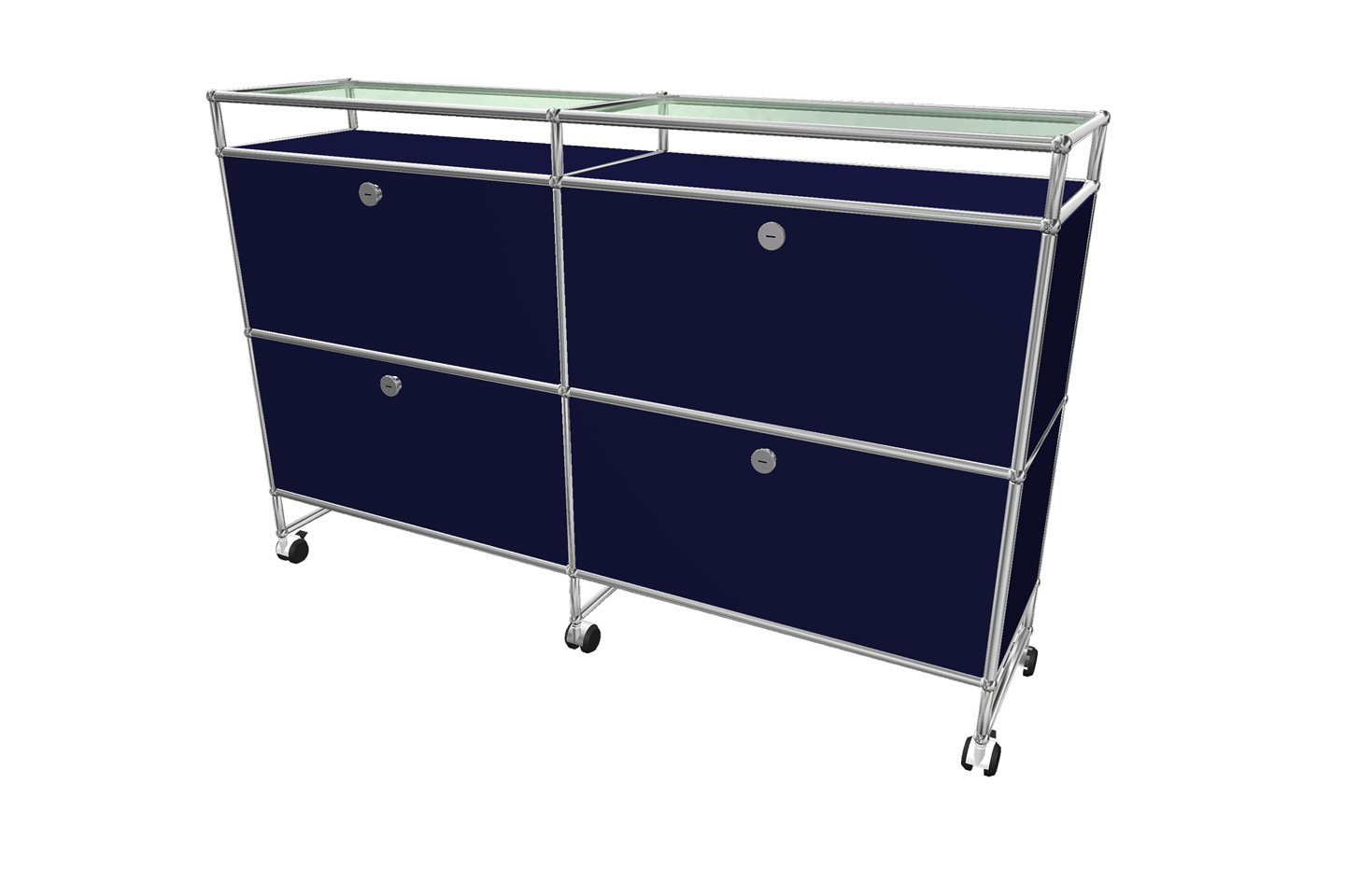 USM Haller Sideboard mit Glastablaren