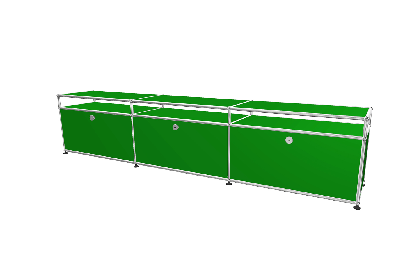 USM Haller TV-Board / Lowboard mit Aufsatz