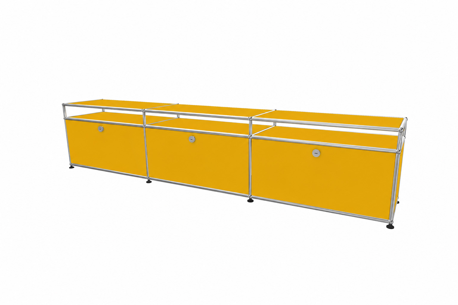 USM Haller TV-Board / Lowboard mit Aufsatz