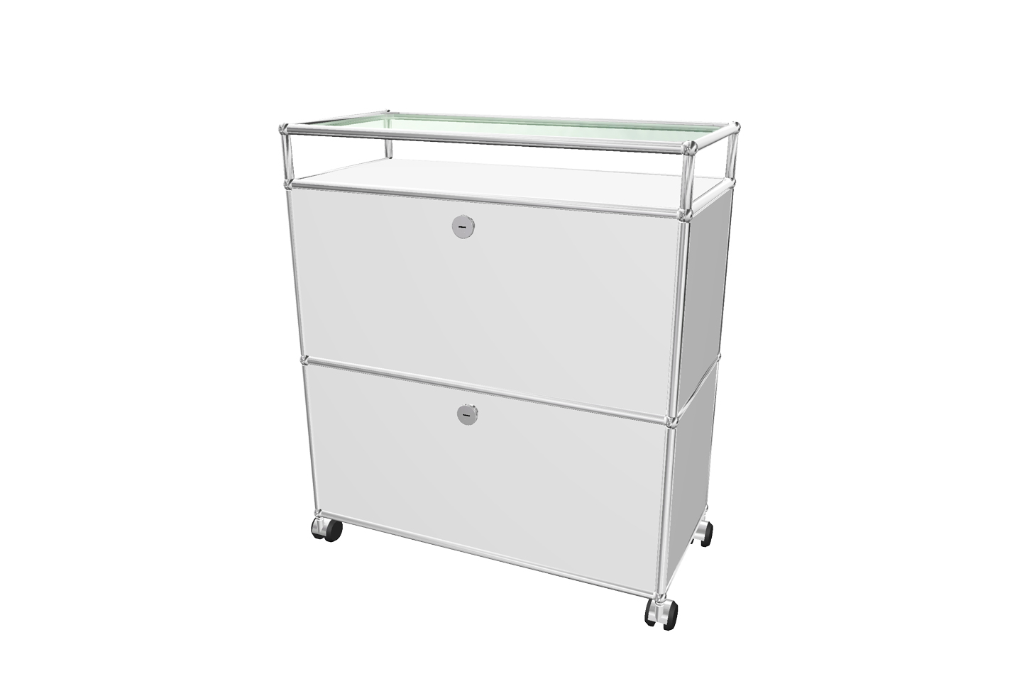 USM Haller Sideboard mit Glastablar