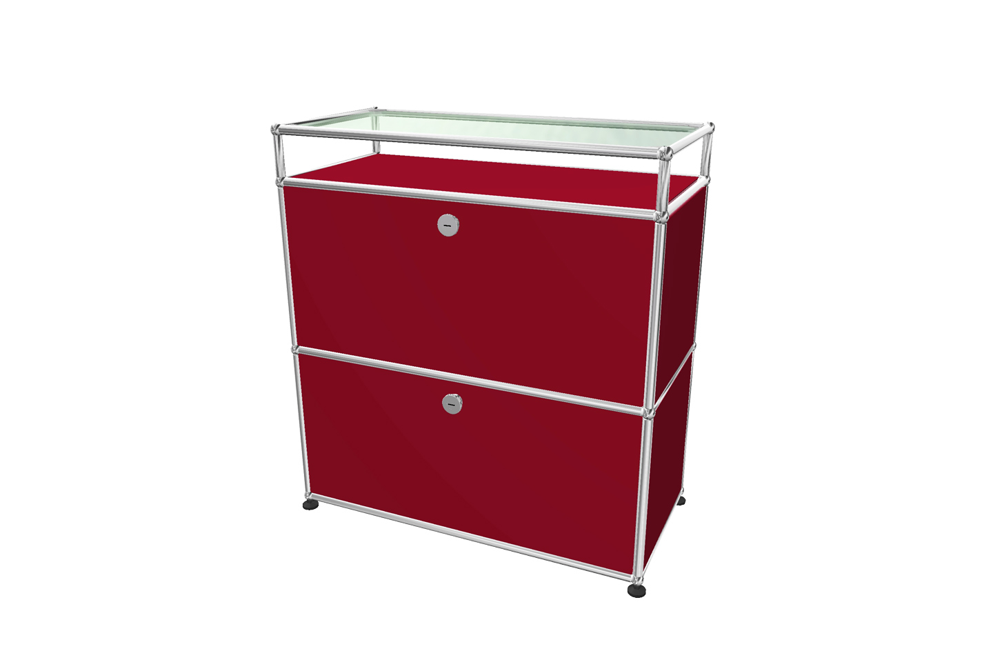 USM Haller Sideboard mit Glastablar