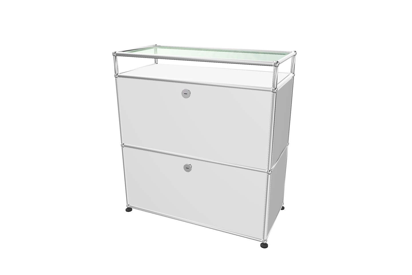 USM Haller Sideboard mit Glastablar