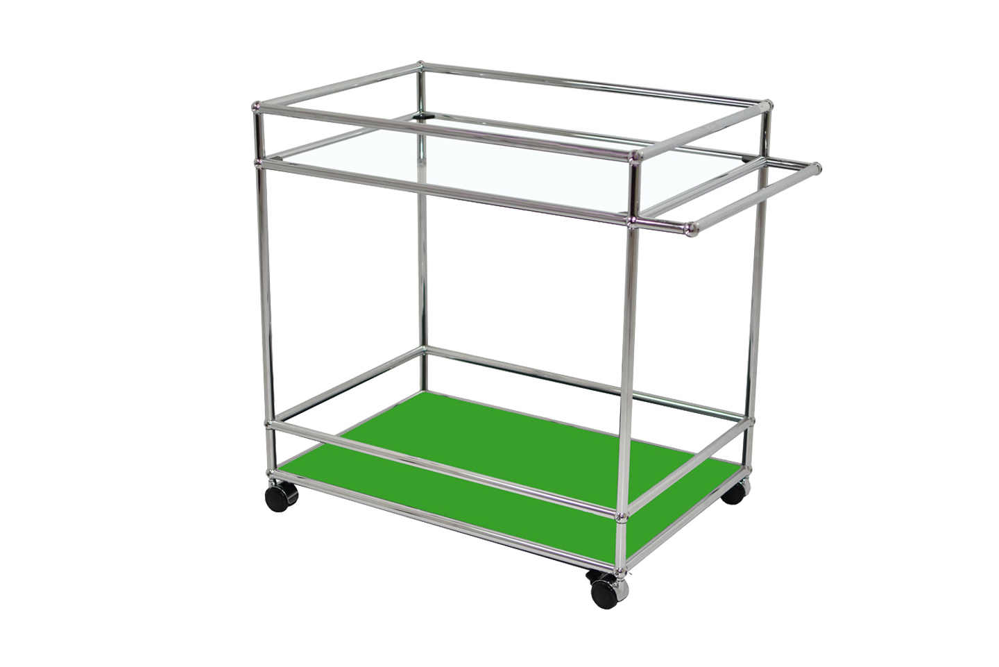 USM Haller Serving Cart Glass / Graphit Black RAL 9011