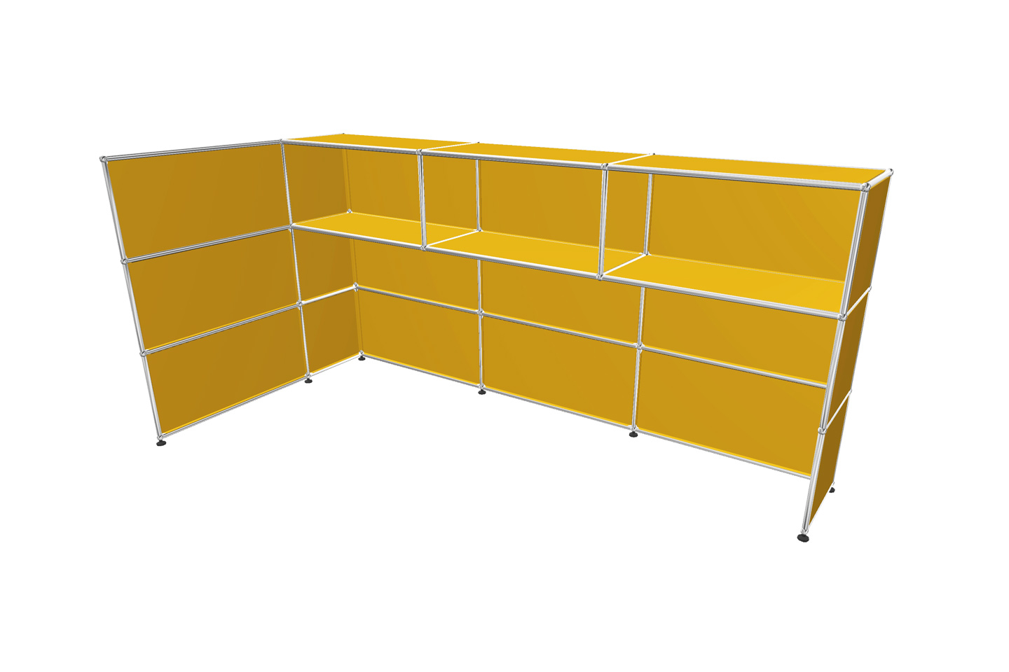 USM Haller Theke / Empfangstheke mit Sichtschutz