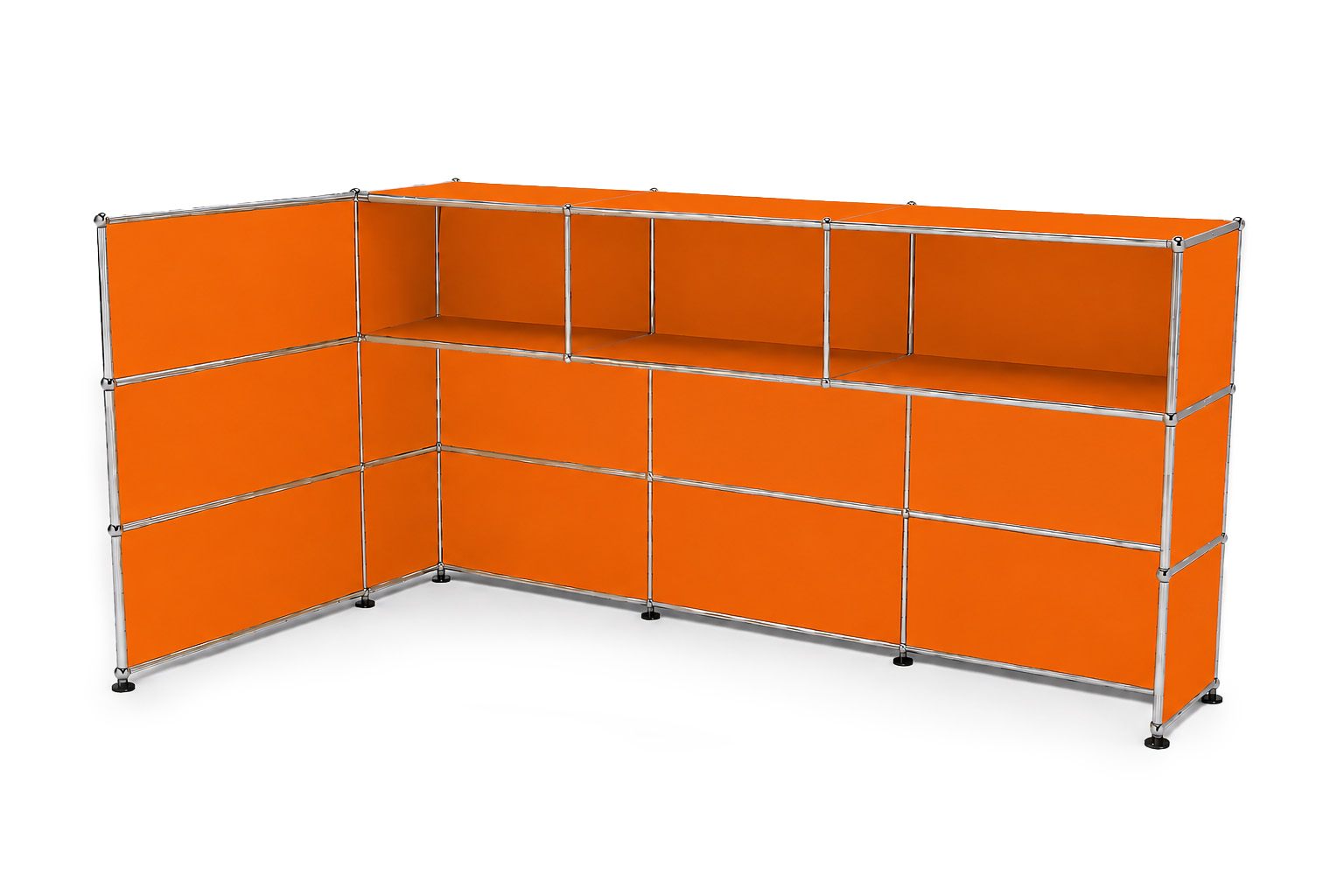 USM Haller Theke / Empfangstheke mit Sichtschutz