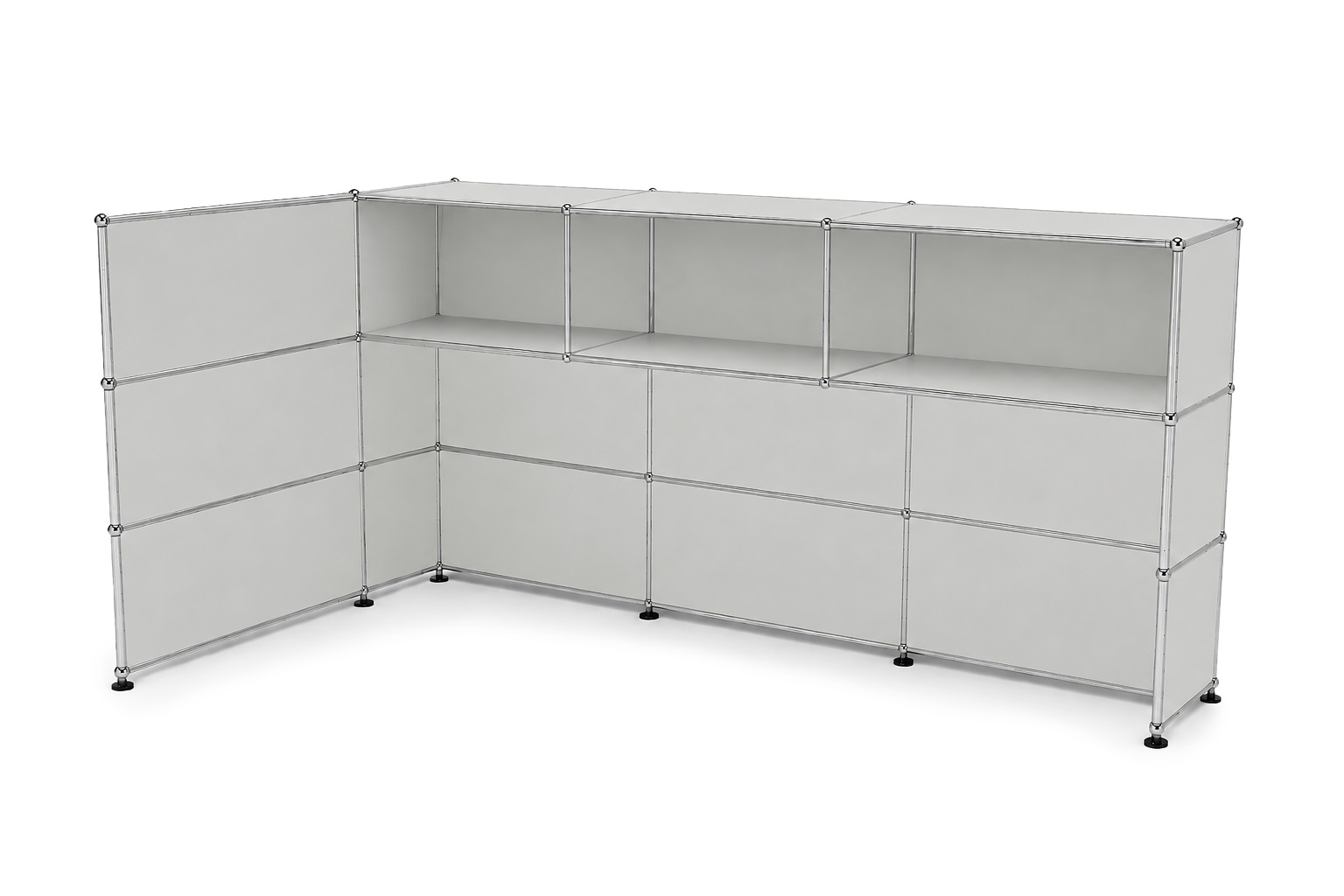 USM Haller Theke / Empfangstheke mit Sichtschutz