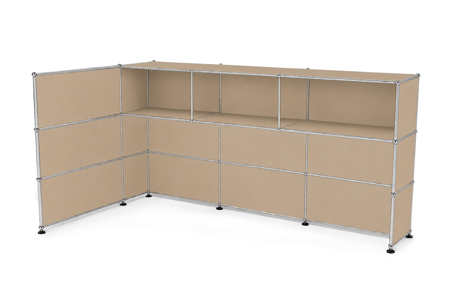 USM Haller Theke / Empfangstheke mit Sichtschutz