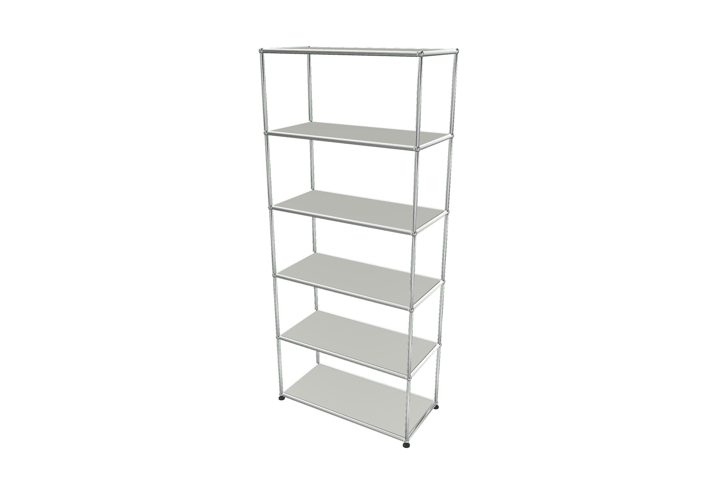 USM Haller Regal / Bücherregal in Breite 75 cm x Tiefe 35 cm