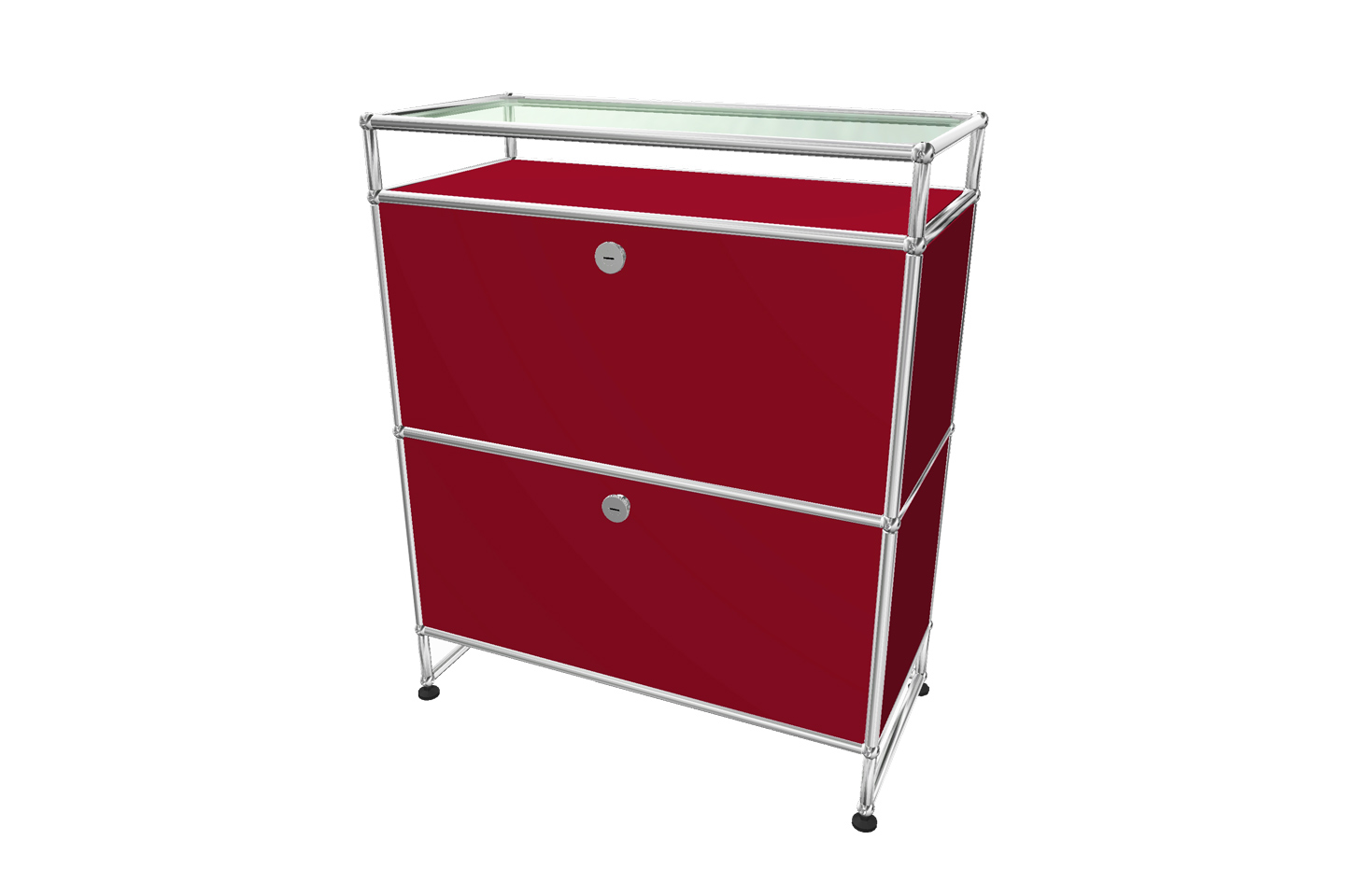 USM Haller Sideboard mit Glastablar