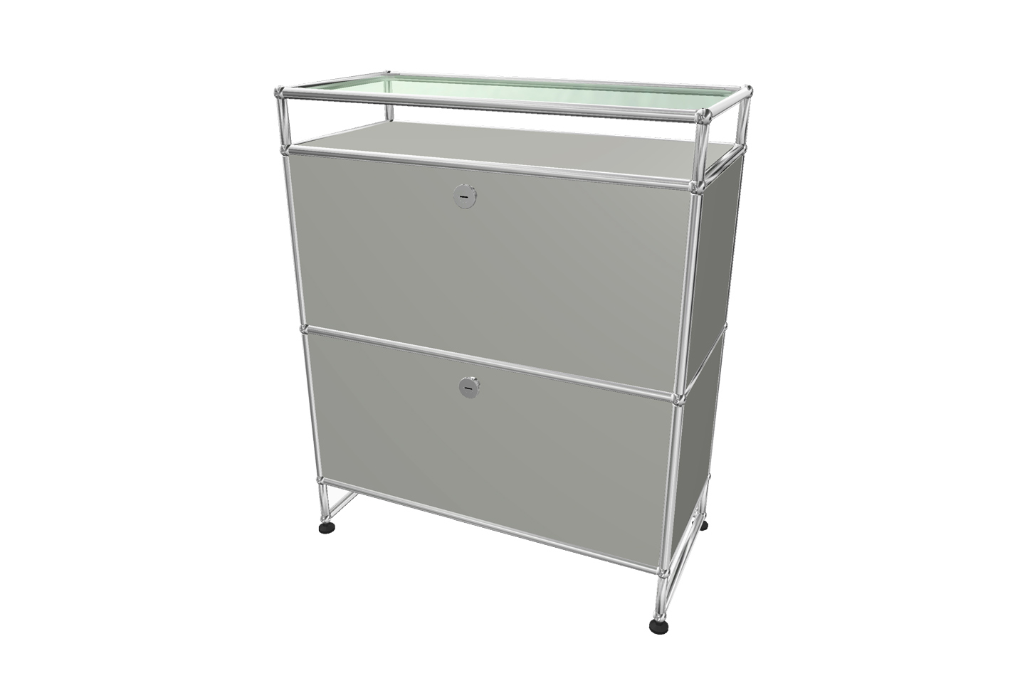 USM Haller Sideboard with Glass Shelf